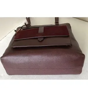 Fossil Bags New Fossil Kinley Leather And Suede Shopper Tote